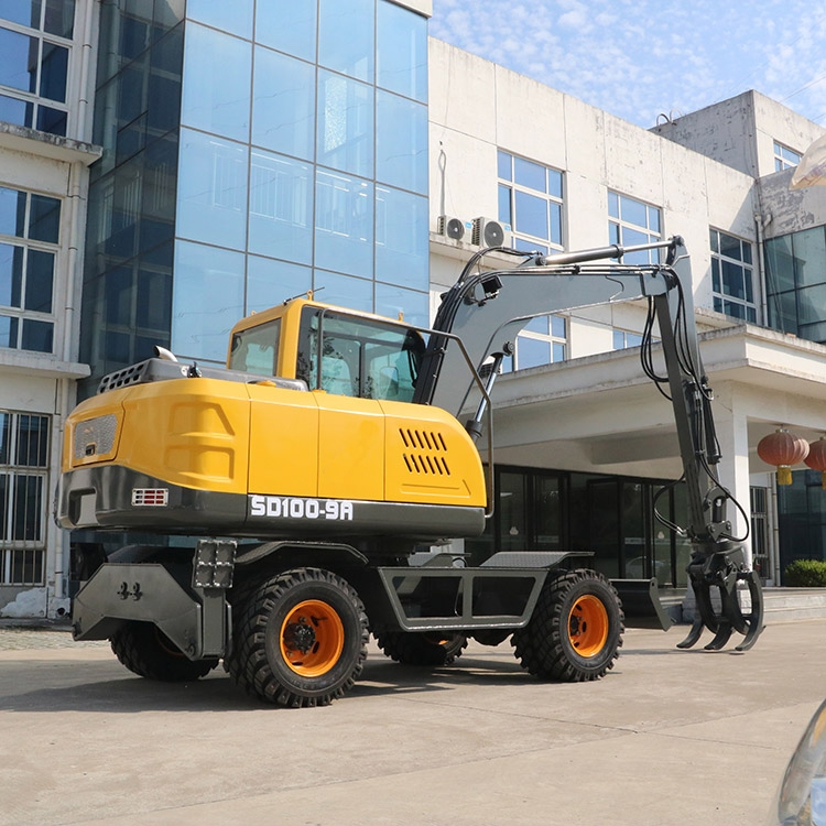 100型輪式抓木機  